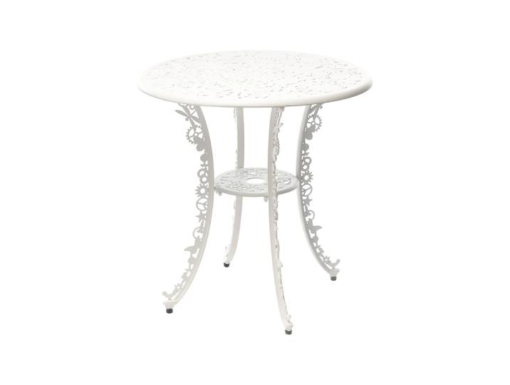 Runder Design Garten-Bistrotisch „Industry“ Weiss Seletti