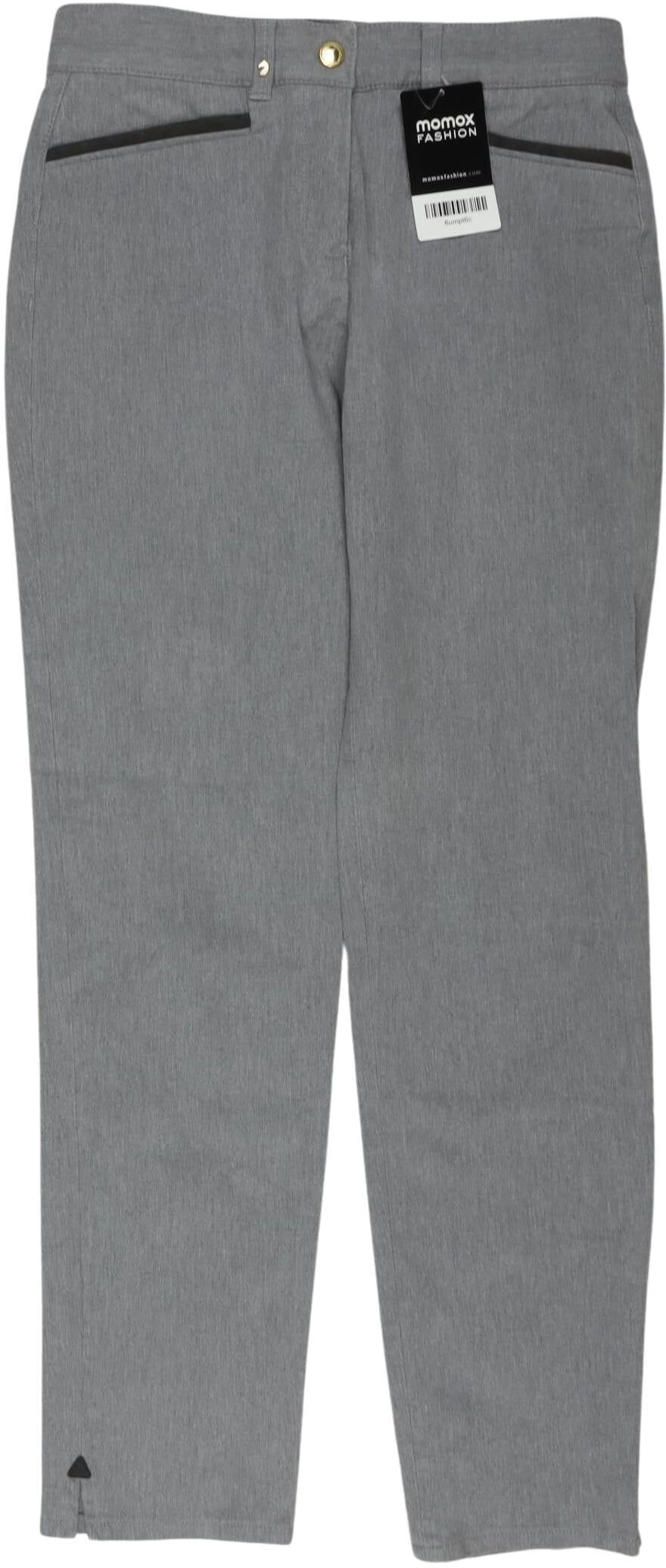 Pamela Henson Damen Stoffhose, Grau, Gr. EU 36, Baumwolle / Elasthan - Second Hand