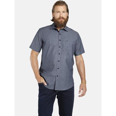 Kurzarmhemd JAN VANDERSTORM "Doppelpack Hemd EVIN", Herren, Gr. XXL, weiß (weiß blau), Obermaterial: 100% Baumwolle CO., unifarben, comfort fit normal, Hemden