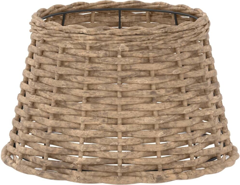 vidaXL Abat-jour marron Ø38x23 cm osier