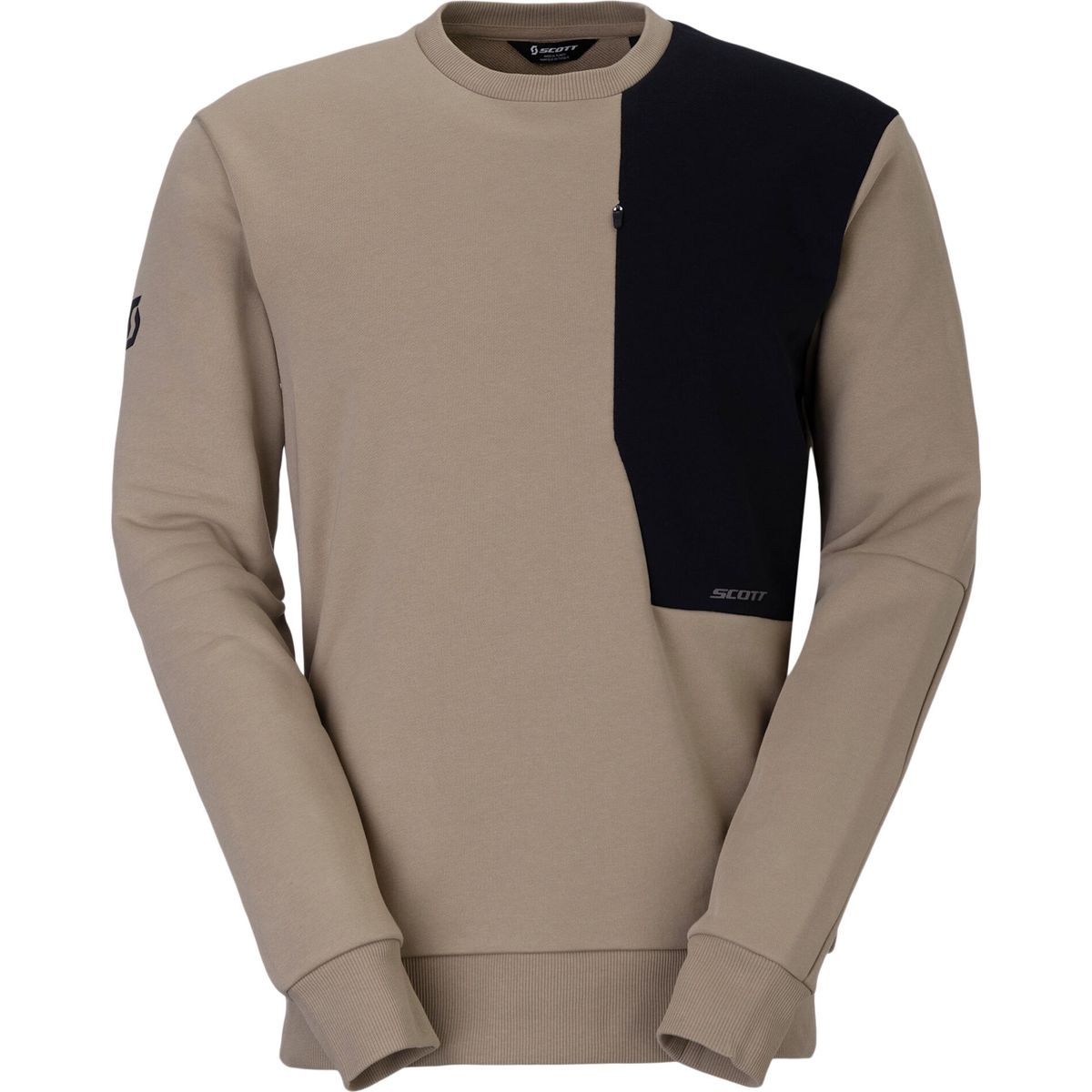 Scott Crewneck M's toast beige/black (7999) S 4246937999006
