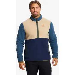 Canyon Half-zip Pile Fleece Herren Orion Blue/Safari Beige, Größe:M - Herren > Oberteile > Fleece & Midlayers - Blau