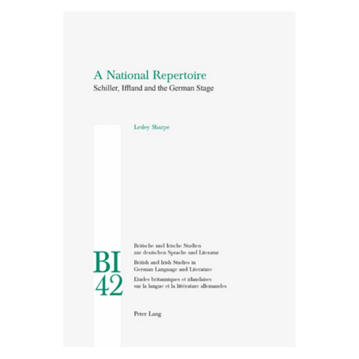 Peter Lang A National Repertoire (Englisch, Softcover, Lesley Sharpe) (33222205)