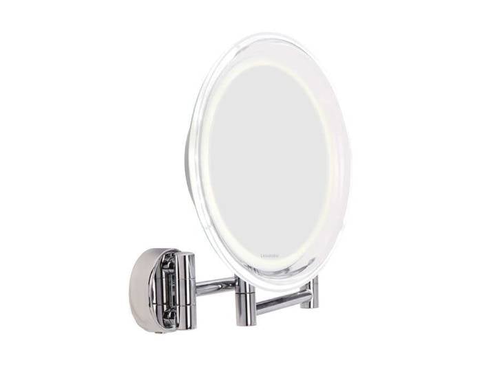 LANAFORM - Wall Mirror- Miroir mural grossissant inclinable et rétractable x10 - Eclairage LED