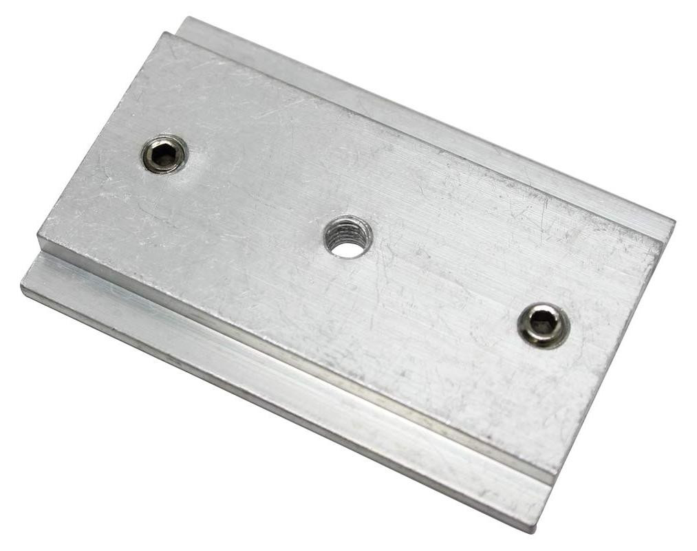 Dripio Verbindingsstuk voor gordijnrails, aluminium, zilver, 5 cm