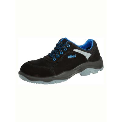 Sicherheitsschuh ATLAS SCHUHE "Sicherheitsschuhe Atlas Alu-Tec 625 ESD" Gr. 45, schwarz (schwarz, blau), 45, Obermaterial: 100% sonstige Fasern AF., Schuhe