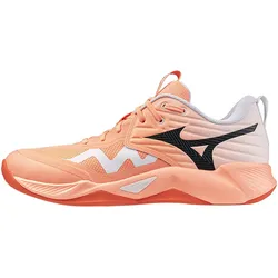 Mizuno Wave Momentum Pro Volleyballschuhe 80 - flamingo coral/carbon/white 44