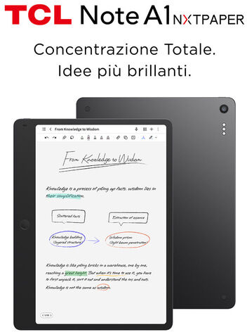 TCL NXTPAPER Note A1 Mediatek 256 GB 29,2 cm (11.5'') 8 GB Wi-Fi 5 (802.11ac) Android 16 Grigio