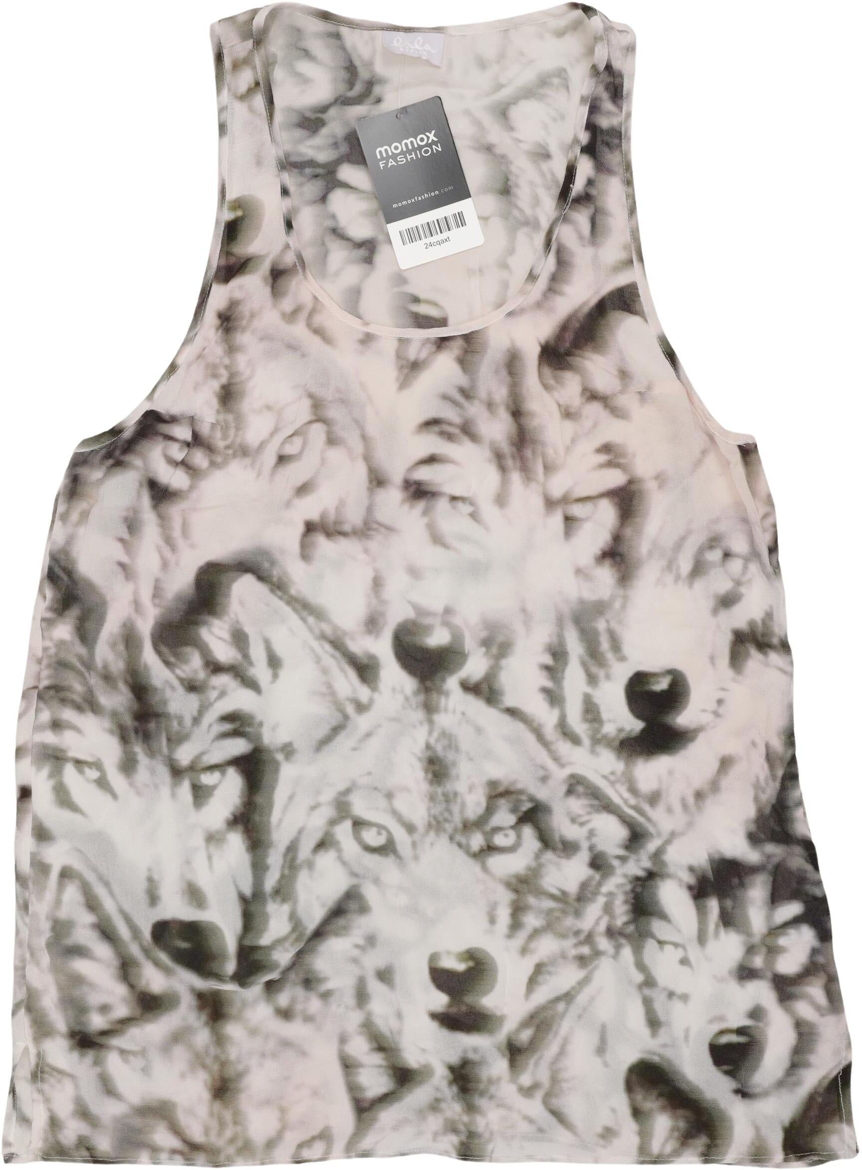 Lala Berlin Damen Top, Beige, Gr. M, Seide - Second Hand