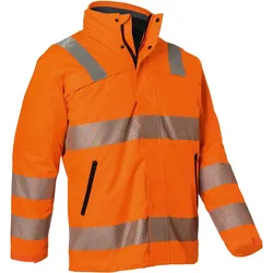Warnschutz Regenparka 2in1 "REFLECTIQ" - XS - Orange