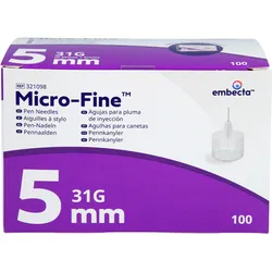 Micro-Fine 5 Mm 31 G Pen-Nadel 100 ST