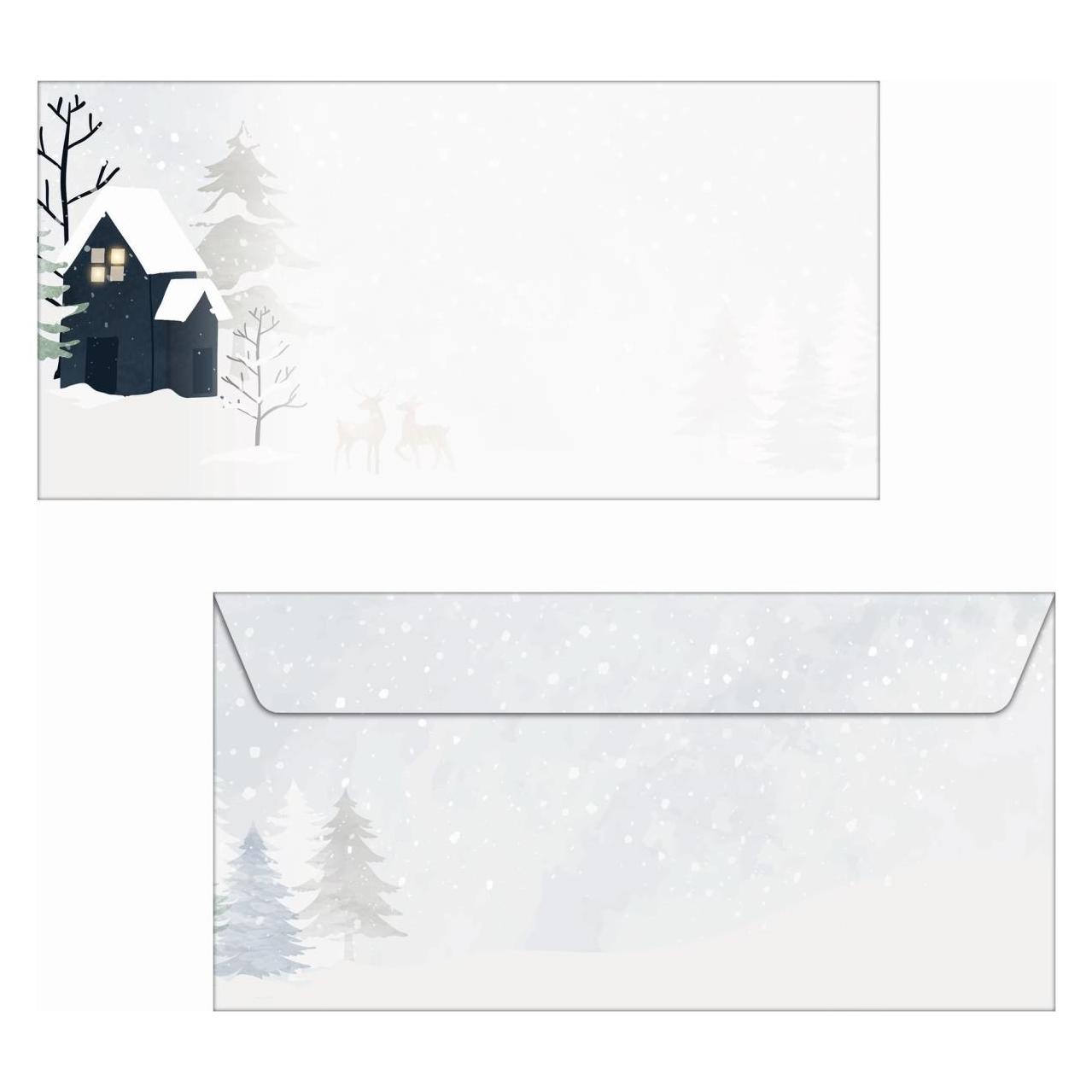 Sigel Weihnachtsbriefumschläge (C6/5, DL, 25x) (DU601)