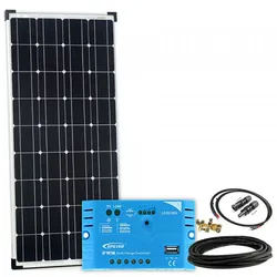 Offgridtec Solar Bausatz Basic Starter 100 Watt 12V - 0% MwST. (Angebot gemäß §12 USt Gesetz.)