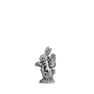 Hase Junge mit Karotte Kunststein 12,0 x 6,0 x 20,5cm