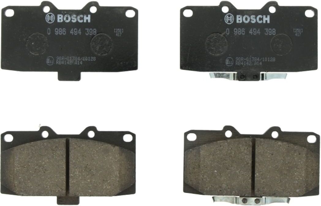 Bremsbelagsatz BOSCH 0 986 494 398, Vorne