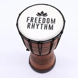 Small Pro Djembe Drum - Freedom Rhythm (high) - Small 30cm (15cm Dia)