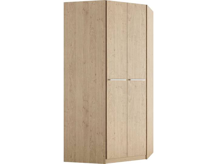 Eckkleiderschrank PRIESS Barcelona Kleiderschrank Ecklösung Raumwunder , braun (edelbuchefarben), B:95cm H:193cm T:95cm, Holzwerkstoff, Schränke, Eckkleiderschrank, in 2 Tiefen Schrank Eckschrank Garderobe