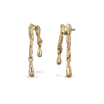 Paar Ohrstecker ELLI "Ohrringe Ohrstecker 925 Sterling Silber für Partys" Gr. 30, gold, Ohrringe, Damen, 30, Silber 925 (Sterlingsilber)