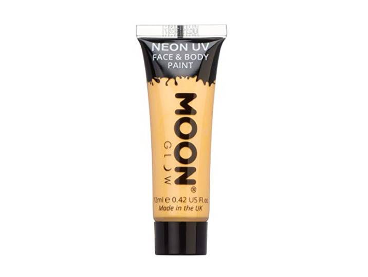Moon Glow Pastel Neon UV Face Paint, Orange