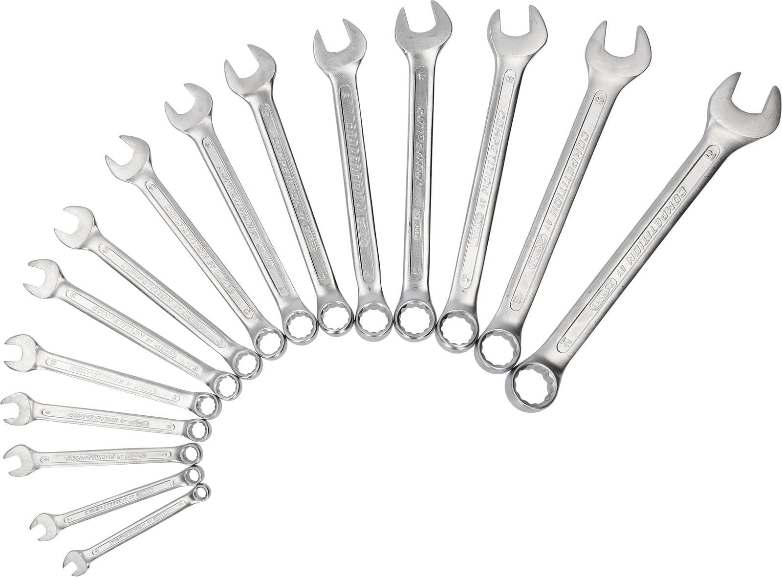 KS Tools Set van 15 combinatiesleutels 512.0215 COMPETITION