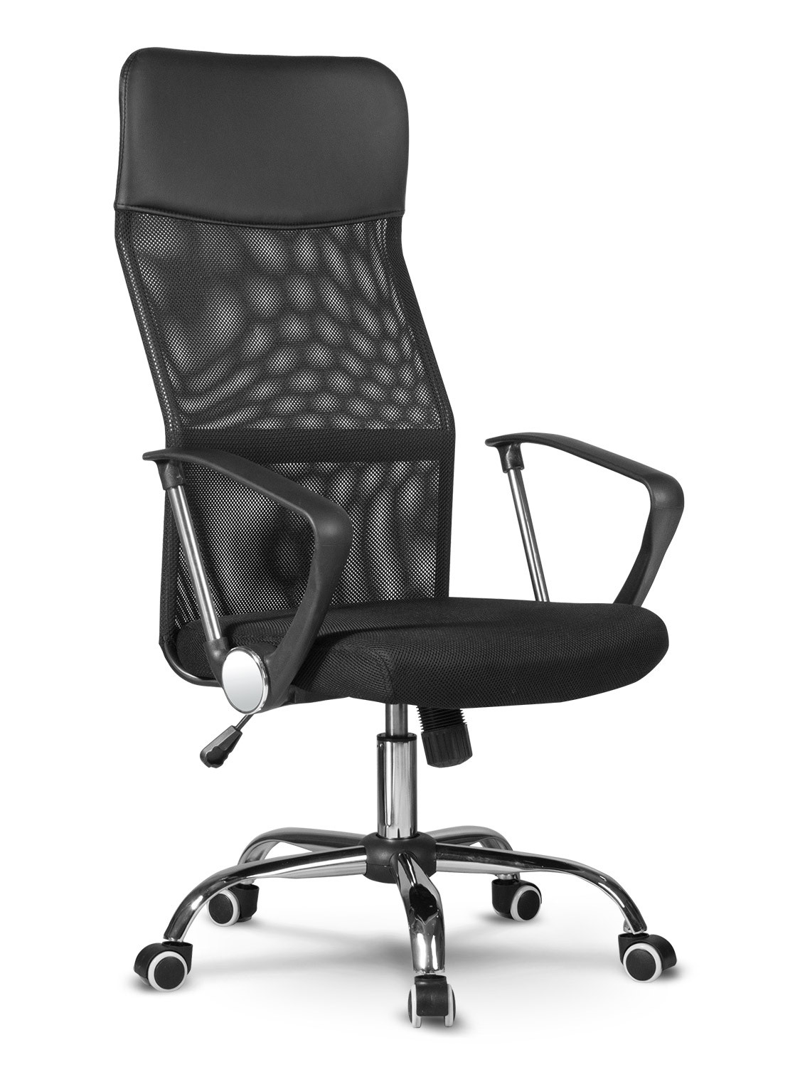 Sofotel 2100 Sydney Bureaustoel met gaasbekleding en armleuningen, zwart