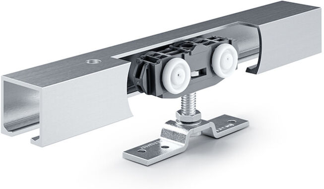 GEZE Schiebesyst. Rollan 80 NT 80kg 1800mm vantail bois complet 50-92cm L/H (160412)