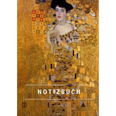 Notizbuch klein A5 Blanko - Notizheft 44 Seiten 90g/m² - Softcover Gustav Klimt 'Adele Bloch-Bauer I'- Papier, Taschenbuch von Notizbuch A5,Notizheft