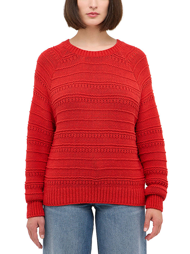 Mustang Pullover in Rot - L