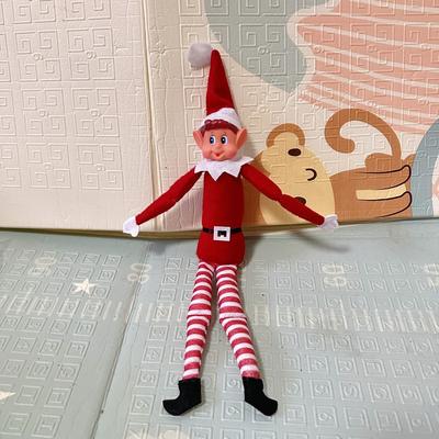 The Handy Homestead Christmas Elf Doll: New Fairy Doll Accessories For Desk Decoration Home Accessories Fairy Statues Cats red