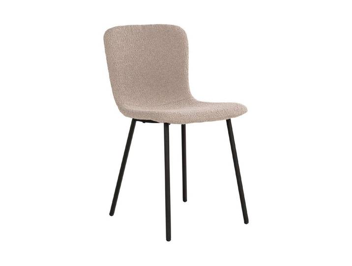 tinkaro Esszimmerstuhl Halden Stahl, Polyester, Sperrholz Beige (1 St)