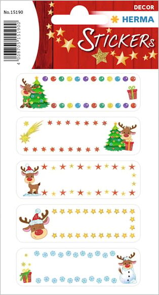 Herma stickers Christmas (2) 10st