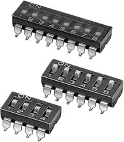 Omron A6S-4102-H DIP-Schalter Polzahl 4 SMD Bag