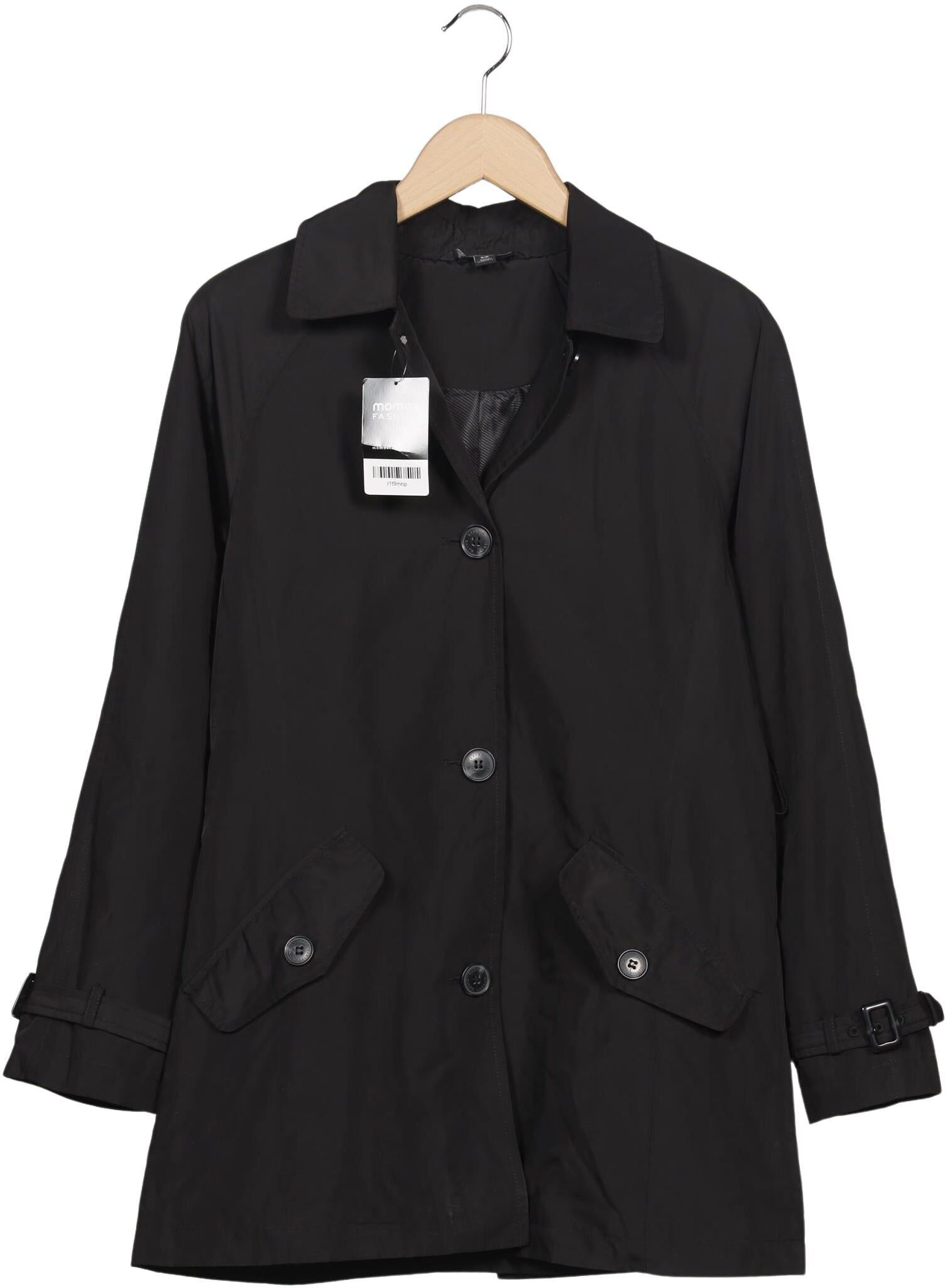 Lauren Ralph Lauren Damen Mantel, Schwarz, Gr. S, Synthetik - Second Hand