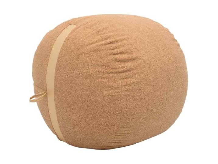 vidaXL Sitzsack Stuhl Beige 95 x 93 x 71 cm Sherpa Das Gewebe aus 100 % Polyester bietet einen langlebigen Bezug. Leichter Schaumstoff bietet eine bequeme Sitzgelegenheit