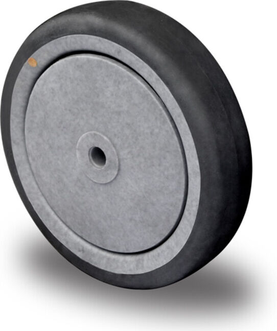 CASCOO Roue ø 100 mm Série P2T2 (électr. conductrice) Palier lisse (100P2T2P0NE)