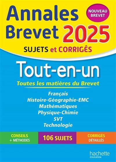 Brigitte Réauté - Tout-en-un, toutes les matières du brevet : annales brevet 2025, sujets et corrigés : nouveau brevet - Preis vom 11.10.2026 15:43:13 h