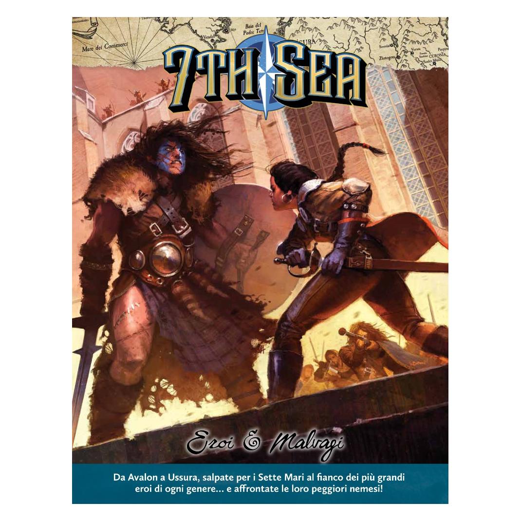 Asmodée 7th Sea - Heroes & Villains (Deutsch) (9788895001340)