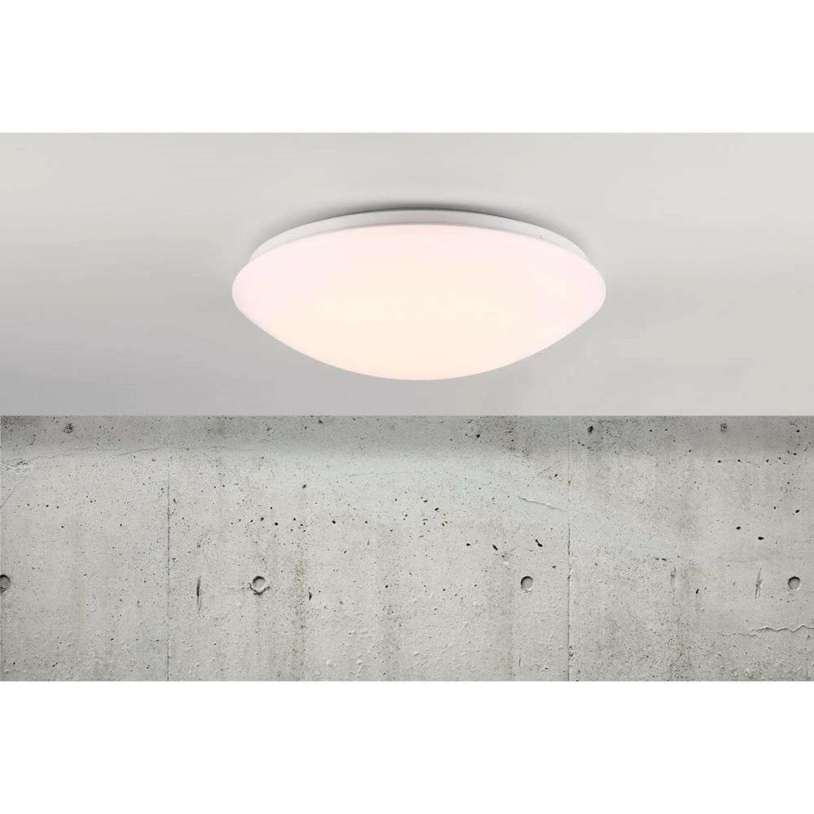 Nordlux Ask LED Plafondlamp met Bewegingssensor - Wit - Ø 36 cm - IP44