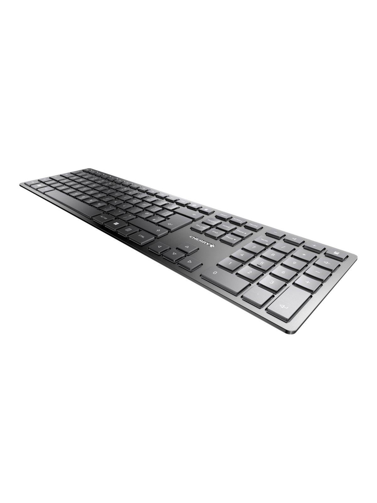 Cherry KW 9100 SLIM - Tastatur - Tschechisch/Slowenisch - Silber