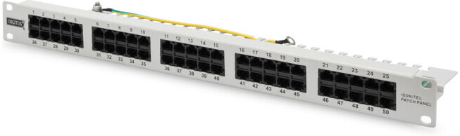 DIGITUS Panneau de brassage ISDN Cat.3 non blindé DN-91350-1 (DN-91350-1)