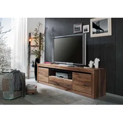 TV-Board Wild-/Zerreiche 202x42x55 Tabacco brown geölt MONTREUX #305
