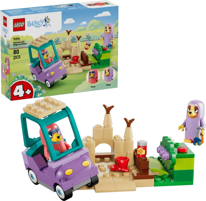 LEGO Bluey 11216 Omas mit Bingo und Bluey