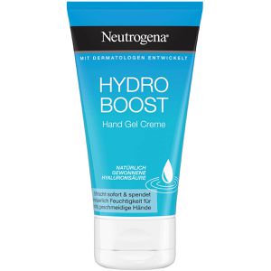 Neutrogena Handcreme Hydro Boost Hand Gel Creme, Hyaluron, für trockene Haut, 75 ml
