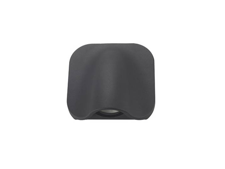 Zambelis LED Aussenwandleuchte E273, schwarz, Aluminium, Modern, LED Wandleuchte außen