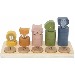 Trixie Baby Zählspiel aus Holz 0-5