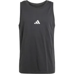 adidas Essentials Small Logo Tanktop Herren JE8986 - black/white S