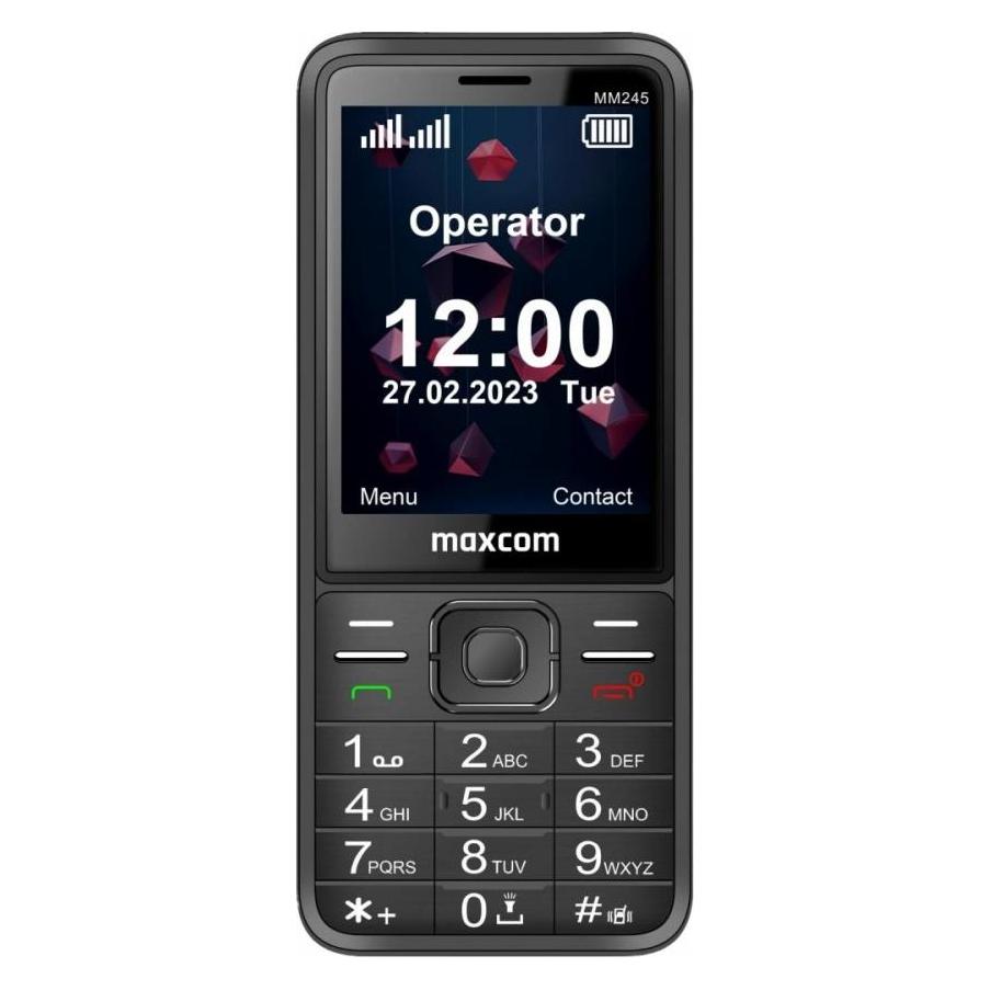 Maxcom MM245 4G czarny/black (2.80", 2 Mpx) (MM245)