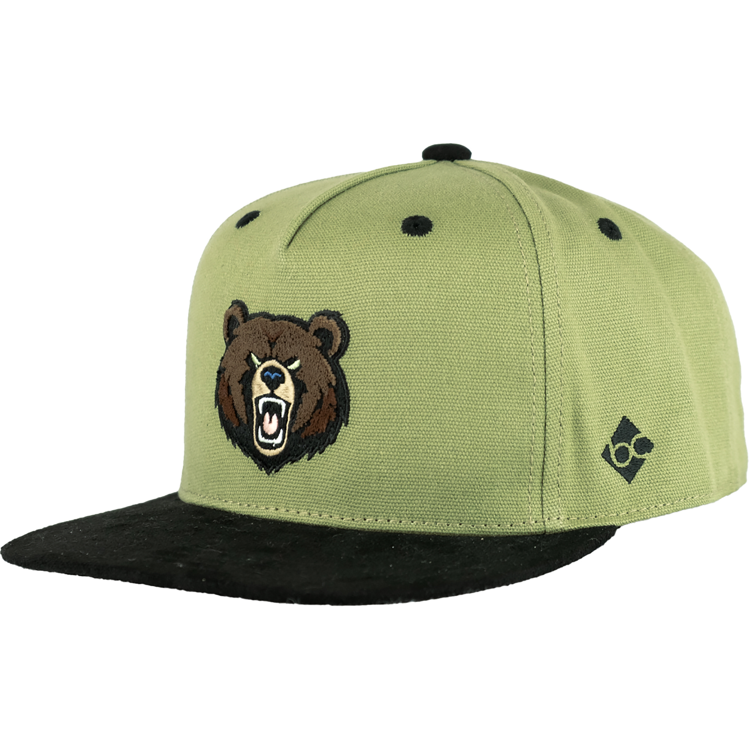 Bavarian Caps Bär Snapback Cap Basecaps oliv Lifestyle