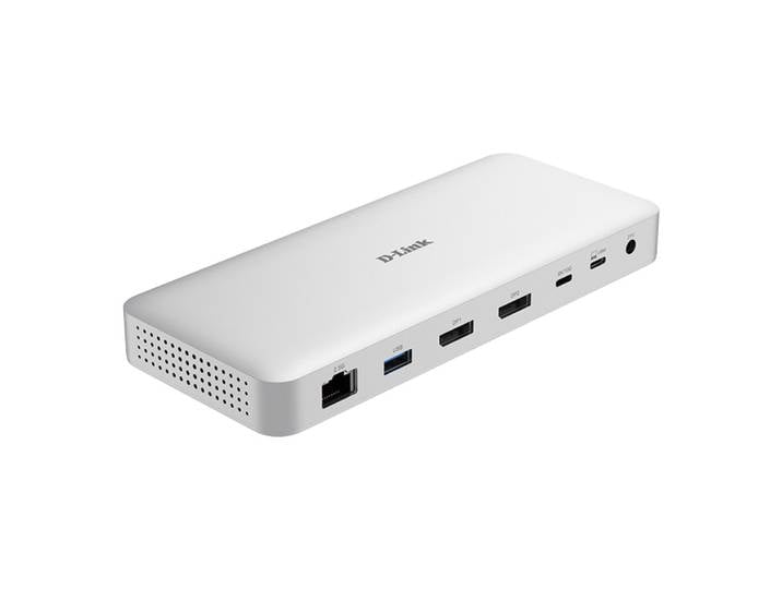 D-Link DUF-901/E, Avec fil, USB4, 100 W, 10,100,1000,2500 Mbit/s, Gris, 40 Gbit/s