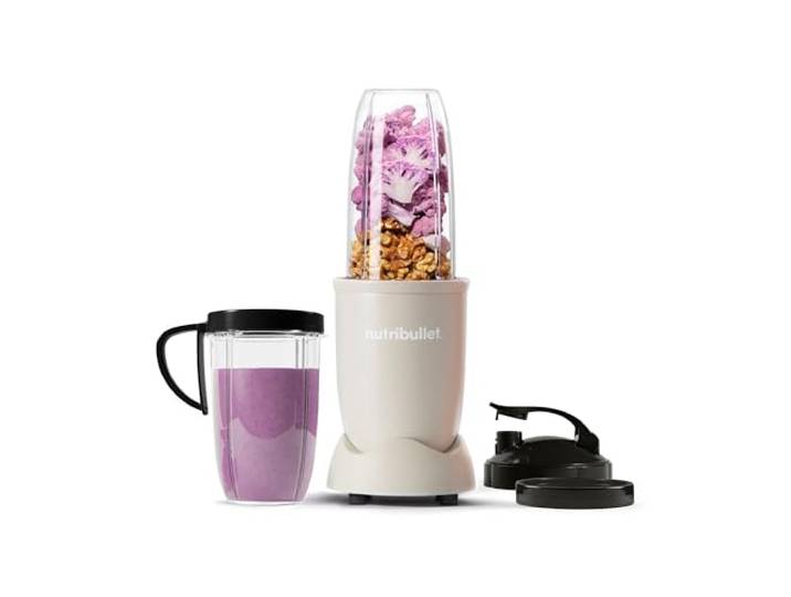 nutribullet Blender 900 Series in mattem Sand – Leistungsstarker Extraktor mit 25.000 U/min mischt gefrorenes Obst, Nüsse und Eis für Smoothies und Säfte – 11-teiliges Set enthält Tassen, To Go